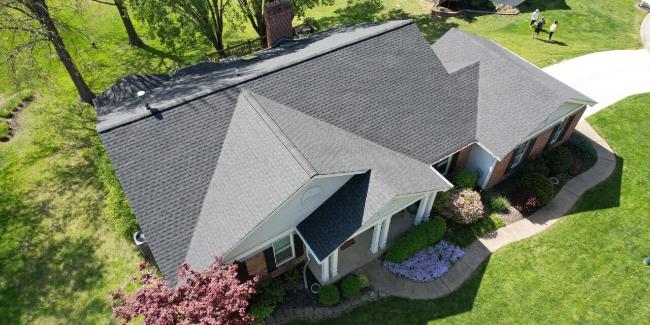 Shingle roof on a home in Chesterfield, MO