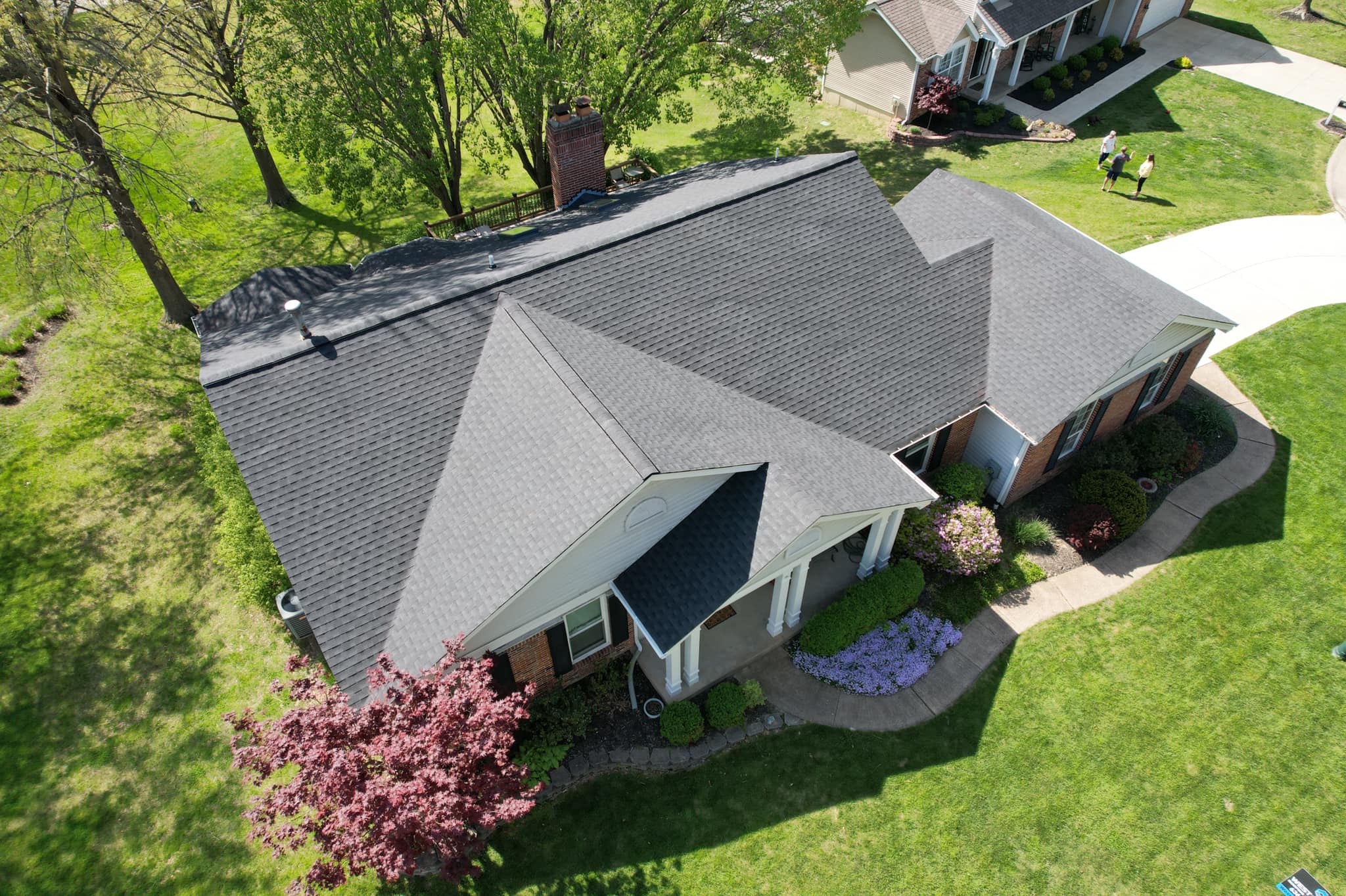 Shingle roof on a home in Chesterfield, MO
