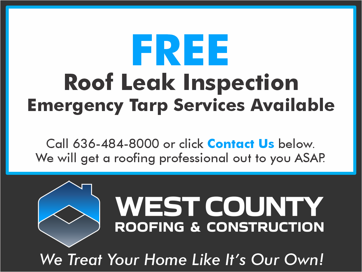 Free Emergency Roof Leak Service near St. Louis
